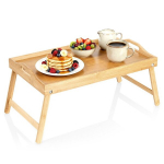Hommikus&ouml;&ouml;gilaud bambus kokkupandav 2-in-1 50x30x245 cm Orion