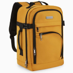 Lennukiseljakott 40x25x20 cm s&uuml;learvutisahtli ja 6 taskuga, sobib Ryanair ja Wizz Air, kollane