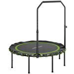 Fitness-trampoliin, 114x109-129 cm, roheline, reguleeritav k&auml;epide, teras