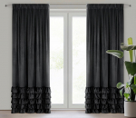 Eurofirany kardin Dani, 140x250 cm, must