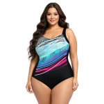 Ujumistrikoo naistele tummy control Saitdress, mitmev&auml;rviline