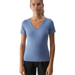 Naiste T-s&auml;rk 4F F1649 denim 4FWAW24TTSHF1649 32S