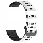 &bdquo;BestAccessories" silikoonist kellarihm 22 mm, valge, must