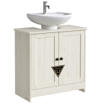 Vannitoakapp 60x30x60 cm Valge MDF