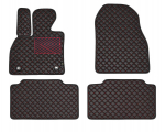 Matid QuiltyMats Nissan Micra 2010-2017 (4 tk.), Must-Punane /16-14