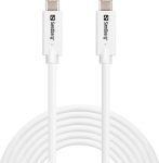 Kaabel Sandberg 136-75 USB-C USB-C-iks 3 m 100 W