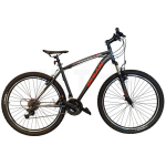 M&auml;gijalgratas Bisan LEON V Matt Grey/Orange (ratta suurus: 27,5", raami suurus: 19")