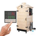 Puidust suitsuahi digitaalse kontrolleriga kuumaks ja k&uuml;lmsuitsutamiseks 200L 15&ndash;20kg vertikaalne dragON PLYWOOD NATURE 330351 Browin