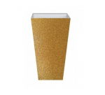 Kivimassist valamu jalaga Besco Vera Glam Gold, 40 x 50 x 85 cm