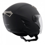 Mootorrattakiiver, 3/4-n&auml;oga Bluetooth, 34.7x27.5x23.8 cm, must, ABS