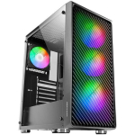 Korpus PC korpus - Mars Gaming - MC-F - 4 ARGB ventilaatorit - Karaamklaas - Vedeljahutus