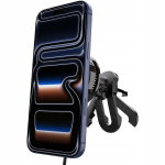 Autohoidik koos juhtmevaba laadijaga Qi2 USB-C telefonile, Automobilinis laikiklis su belaidžiu įkrovikliu Qi2 USB-C telefonui