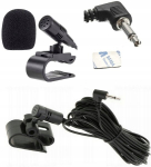 Handsfree seade Automikrofon arvuti, telefoni ja raadio jaoks, 3,5 mm, Automobilinis mikrofonas kompiuteriui telefonui radijai 3,5 mm