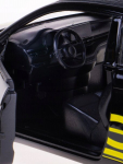 Fiat 500e mudel, 1:28, metall, must, tagasikerimismehhanismiga