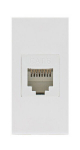 Lan pistikupesa Cat6, seina, valge