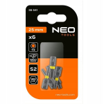 L&ouml;&ouml;k-torx otsikud 25mm, 6 tk. seatud