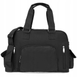 Bellugio unisex torba z nailon - czarna