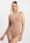 &Otilde;mblusteta mikrokiust body-slibid BODY SLIP SHAPEWEAR Giulia, v&auml;rv nude