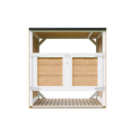 Pr&uuml;gikasti &uuml;mbris 2x240L ustega Timbela M980A-HARVEST HONEY