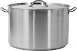 Professionaalne pott kaanega toidu valmistamiseks restoranides ja k&ouml;&ouml;kides 62.8L 50x32cm roostevaba teras 21/0 induktsioonpliidile YG-00029 YATO