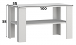 Diivanilaud ADRK Furniture Frazio, tammev&auml;rvi