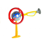 Steering Wheel Car Simulator with Suction Cups for Kids Lights and Sounds