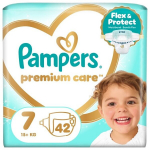 Pampers m&auml;hkmed Premium Care Teipm&auml;hkmed, suurus 7, 42 tk