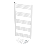 Vannitoa radiaator redelradiaator Granitan Raven 140x60cm valge