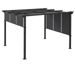 Paviljon 3,5x3 m, teras, tume hall, 1 tk
