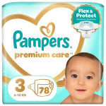Pampers Premium Care teipm&auml;hkmed, suurus 3, 78 tk.