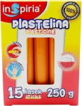 Plastiliini komplekt lastele, 15 tk., pehme, oranž