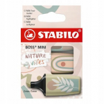 Suurendaja laiotsik - STABILO BOSS MINI - Loodusvibes - 3-osaline komplekt
