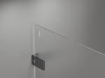 Mexen Lunar-F Duo kokkuvolditav du&scaron;ikabiin 90 x 75 cm, l&auml;bipaistev, pintseldatud gun gray - 836-090L-075P-66-00