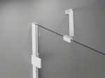 Mexen Lunar Duo du&scaron;ikabiin, kallutatav, parem 110 x 70 cm, l&auml;bipaistev, valge - 834-110P-070L-20-00