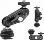 Ulanzi R098 Magic Arm: 1/4" keermega, k&uuml;lm batuut, 360&deg; reguleeritav