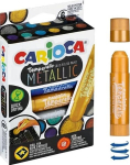 Carioca Tempera v&auml;rvid Metallic, 6 v&auml;rvi