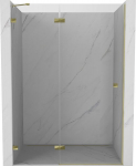 Mexen Lunar du&scaron;iuksed p&ouml;&ouml;rduksed vasak 135 cm, l&auml;bipaistev, kuldne - 834-135-000-50-00-L