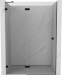 Mexen Lunar du&scaron;iukse vasak 140 cm, l&auml;bipaistev, must - 834-140-000-70-00-L