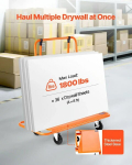 Tugev k&auml;ru plaatidele ja kipsplaadile, kandev&otilde;ime 816 kg, platvorm 1150 x 555 mm