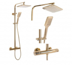 REA Tom kuldne du&scaron;ikomplekt koos termostaadiga