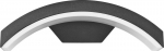 V&auml;lis-led lamp Pilea 9w, 700lm, Ip54, neutraalne valge, must