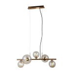 Italux Canello Pnd-406007-5-hbr ripplamp, 5x5w G9, Messing