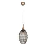 T&ouml;&ouml;stuslik ripplamp Soraya, &Oslash;26cm, E27, 10w