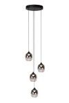 Lucide Tamino rippvalgusti must 4x suitsune Led 20,8w