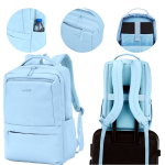 Kabin Seljakott Wings Cbp003 S&uuml;learvutikotiga Ja Selja Ventilatsioonis&uuml;steemiga Pastel Blue