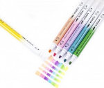 Kool 2in1 kustutatav highlighter v&auml;rvide seguga