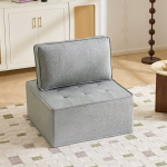 Moodulsofa, k&otilde;rge elastsusega vaht, tume hall, 1 tk