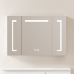 LED-peeglikapp, 90 cm, riiulitega, 1 tk
