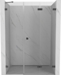Mexen Lunar-F kokkupandavad du&scaron;iuksed paremad 120 cm, l&auml;bipaistev, harjatud gun gray - 836S-120-050-66-00-P