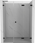 Mexen Lunar-F L kokkupandavad du&scaron;iuksed paremad 130 cm, l&auml;bipaistev, must - 836SL-130-050-70-00-P
